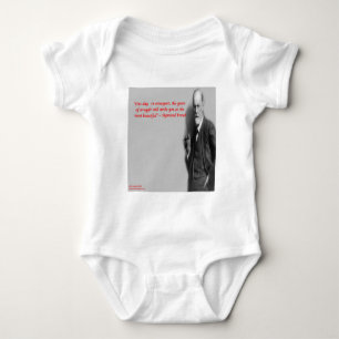 Sigmund Freud Famous "Struggle" Quote Baby Strampler