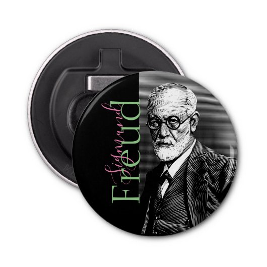 Sigmund Freud Flaschenöffner (Vorderseite)