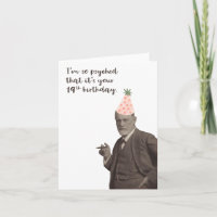 Sigmund Freud Funny 19. Geburtstagspsychologie