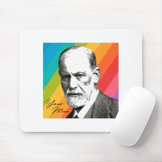 Sigmund Freud - Ihre Mama Mousepad (Mit Mouse)