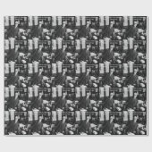 Sigmund Freud in seinem Büro und funny Cat Quote Geschenkpapier (Flach)