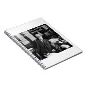 Sigmund Freud in seinem Büro und funny Cat Quote Notizblock (Rechte Seite)