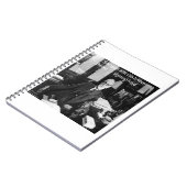 Sigmund Freud in seinem Büro und funny Cat Quote Notizblock (Linke Seite)