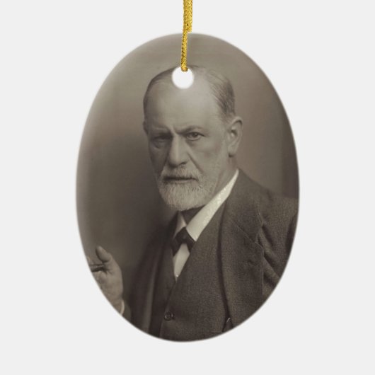 Sigmund Freud Keramik Ornament (Vorne)