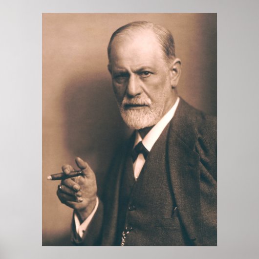 Sigmund Freud mit Cigar Poster (Vorne)
