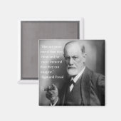 Sigmund Freud Quote Magnet (Vorderseite/Rückseite)
