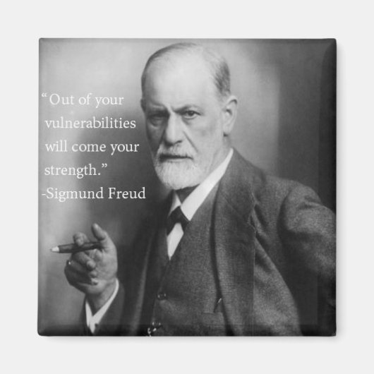Sigmund Freud Quote Magnet 3 (Vorne)