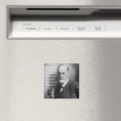 Sigmund Freud Quote Magnet 4 (In Situ (Geschirrspüler))