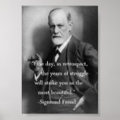 Sigmund Freud Quote Poster (Vorne)