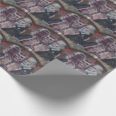 Sigmund Freud Street Art Geschenkpapier (Ecke)