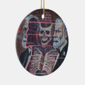 Sigmund Freud Street Art Keramikornament (Rechts)