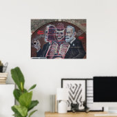 Sigmund Freud Street Art Poster (Heimbüro)