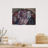 Sigmund Freud Street Art Poster (Küche)