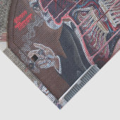 Sigmund Freud Street Art Seidenpapier (Ausschnitt)