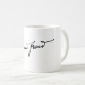 Sigmund Freud Unterschrift Autogramm berühmte Gesc Kaffeetasse (VorderseiteRechts)