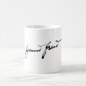 Sigmund Freud Unterschrift Autogramm berühmte Gesc Kaffeetasse (Mittel)