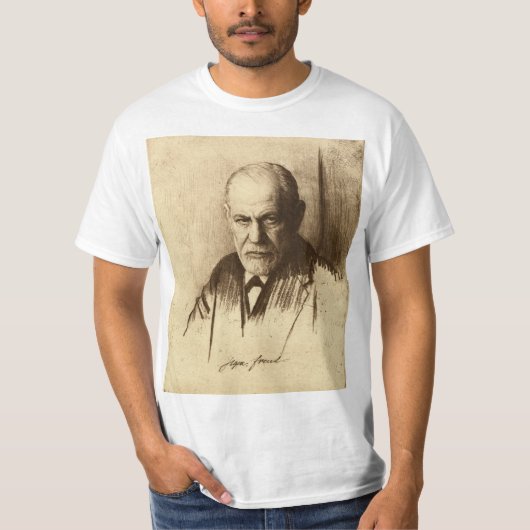 SIGMUND- FREUDpsychoanalyse-PSYCHOLOGIE-T - SHIRT (Vorderseite)