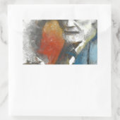 Sigmund Rechteckiger Aufkleber (Tasche)