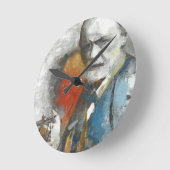 Sigmund Runde Wanduhr (Winkel)