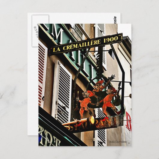 Sign 14 Postcard Postkarte (Vorne/Hinten)