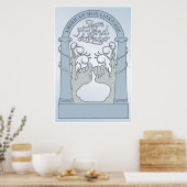 Sign Friend & Enter (ASL) Poster (Küche)