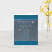 Sign From Tompkins Square Park New York City  Karte (Gelbe Blume)