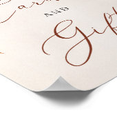 Sign für Herbst und Herbst-Boho Brautparty Poster (Ecke)