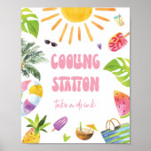 Sign für Pool Party Poster (Vorne)