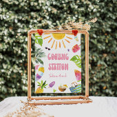 Sign für Pool Party Poster