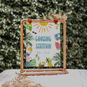 Sign für Pool Party Poster