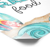 Sign für Surf-Party Fotodruck (Ecke)