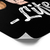 Sign Language Attire Deaf Awareness Asl Student Fu Poster (Ecke)