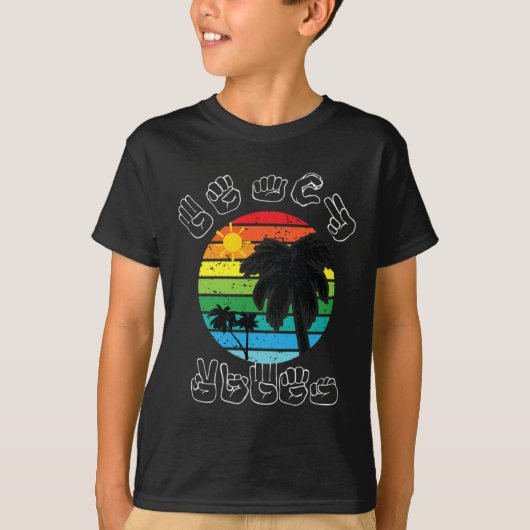 Sign Language Clothes Beach Deaf Awareness Top (Vorderseite)