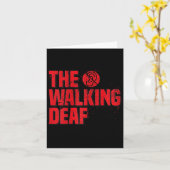 Sign Language Coach Deaf Awareness Geschenk Schwar Karte (Gelbe Blume)