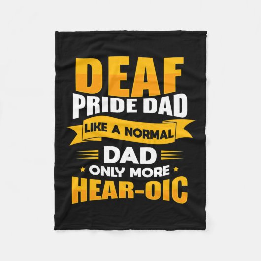 Sign Language Deaf Awareness Asyl und Deaf Pride D Fleecedecke (Vorderseite)