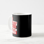 Sign Language Deaf Awareness Handgespräch ASL Leng Kaffeetasse (Vorderseite Links)
