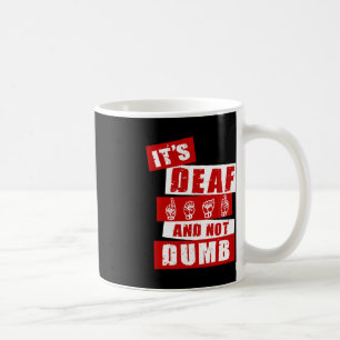 Sign Language Deaf Awareness Handgespräch ASL Leng Kaffeetasse