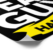 Sign Language Deaf Awareness Hearing Loss And Asl  Poster (Ecke)