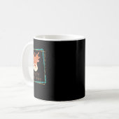 Sign Language Deaf Christmas Rentier Deaf ASL awa Kaffeetasse (Vorderseite Links)