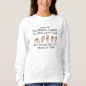 Sign Language Jokes Sweatshirt (Vorderseite)