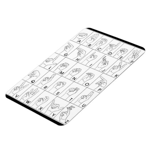 SIGN LANGUAGE-Magnet Magnet (Linke Seite)