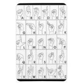 SIGN LANGUAGE-Magnet Magnet (Vertikal)