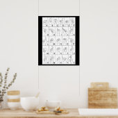 SIGN LANGUAGE-Plakat Poster (Küche)