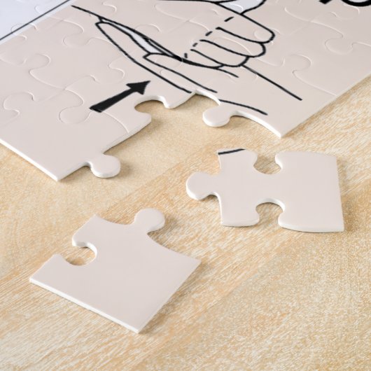 SIGN LANGUAGE-Puzzle Puzzle (Seite)