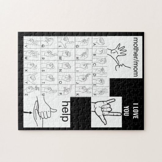 SIGN LANGUAGE-Puzzle Puzzle (Horizontal)