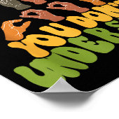 Sign Language - What Part Of Asl Don't You Underst Poster (Ecke)