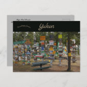 Sign Post Forest Watson Lake Yukon Kanada Postkarte (Vorne/Hinten)
