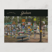 Sign Post Forest Watson Lake Yukon Kanada Postkarte (Vorderseite)