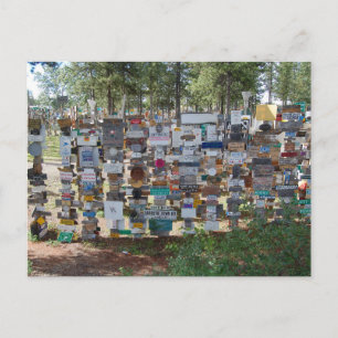 Sign Post Forest, Watson Lake, Yukon Postkarte