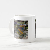 Sign Post Rum Point Grand Cayman Kaffeetasse (Vorderseite Links)